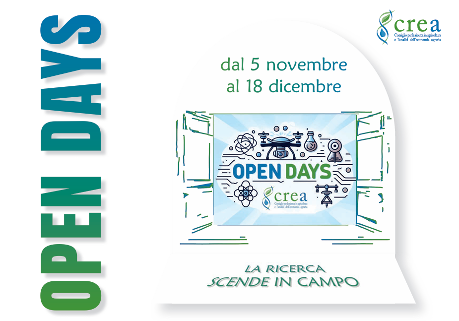 Open Days CREA: la Ricerca scende in campo e incontra il territorio